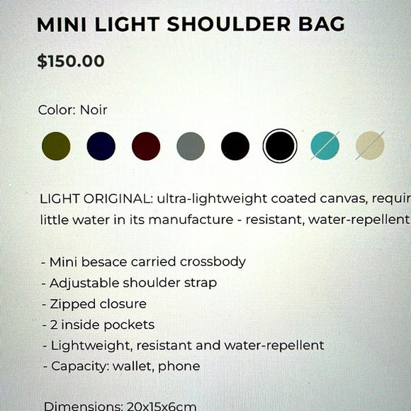 Jack Gomme Mini Light Shoulder Bag - Picture 4 of 5